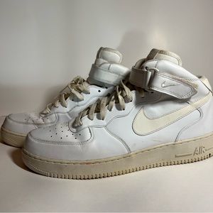 Nike Air Force 1 Mid 07 White -
Size 15  usa Men